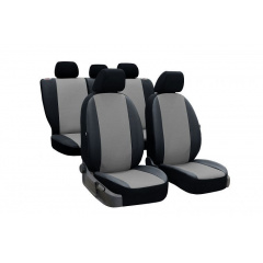 Авточехлы из эко кожи GEELY CK 2 2011-2016 (2002-2011) POK-TER PERLINE с серой вставкой Київ