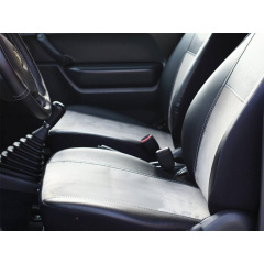 Модельные авточехлы на сиденье Hyundai Elantra 2011-2015 POK-TER Model Exclusive с серой вставкой Івано-Франківськ