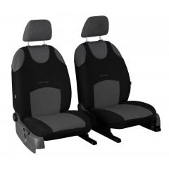 Майки чехлы на передние сиденья VOLKSWAGEN GOLF 2012-2020 VII Pok-ter Tuning Classic серые Черкаси