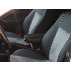 Авточехлы на сиденье POK-TER Exclusive GEELY CK 2 2011-2016 (2002-2011) с серой вставкой экокожа Київ