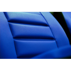 Накидки чехлы на передние сиденья VOLKSWAGEN GOLF 2003-2008 V POK-TER PsT Egronomic синий Жмеринка