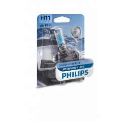 Галогеновая лампа Philips 12362WVUB1 H11 55W 12V PGJ19-2 WhiteVision ultra +60% 4000K B1 Генічеськ