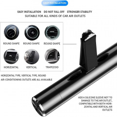 Ароматизатор в автомобиль Lanxuan + 10 сменных картриджей Черный (MI050829) Ужгород