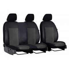 Авточехлы комбинированные CITROEN Jumper 2001-2006 POK-TER Unico 1+2 с серой вставкой Доманівка