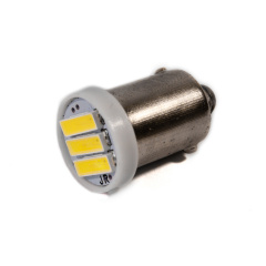 Светодиодная лампа AllLight T 8.5 3 диода 7014 BA9S 12V WHITE Киев