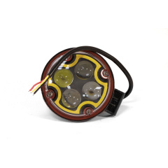 Светодиодная фара AllLight 3WL-07R spot 9-30V + желтый страбоскоп Одеса