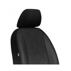 Чехлы на авто для SKODA FABIA 2007-2014 POK-TER эко кожа Elit черные Киев