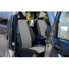 Авточехлы на передние сидения для VOLKSWAGEN LT 1996-2006 POK-TER Perline серый Костополь