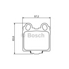 Тормозные колодки Bosch дисковые задние LEXUS GS,IS,SC 97 0986494231 Київ