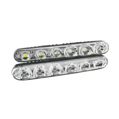 Ходовые огни HeadLight DRL ARP6 диодов (1W) Ровно
