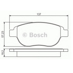Тормозные колодки Bosch дисковые передние PSA Xsara/Berlingo/C4/C3/Partner/206/307 F 0986495225 Черновцы