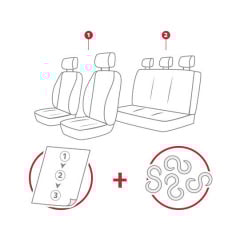Авточехлы из автоткани для GEELY GC5 2014-2016 (2002-2011) Kegel-Blazusiak Bonn Київ