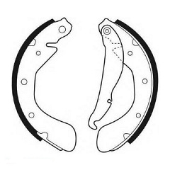 Тормозные колодки Bosch барабанные задние 0986487892 Запорожье