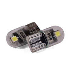 Светодиодная лампа StarLight T10 2 диода 2835 12V 0.5W WHITE / мультиполярная в прозрачной колбе / печатная плата Луцк