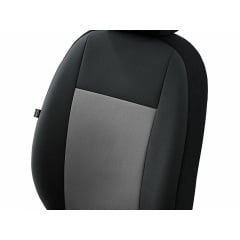 Авточехлы из эко кожи Suzuki Splash 2008- POK-TER Road с серой вставкой Киев