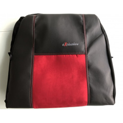 Авточехлы для CITROEN JUMPER 1995-2007 эко кожа с алькантарой POK-TER Exclusive 1+2 красный Київ