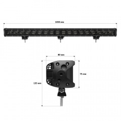 Светодиодная фара-люстра Starlight 180 watt 10-30V IP68 (lsb-lens-180) Київ