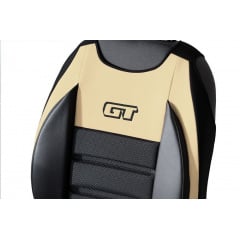 Авточехлы накидки для VOLKSWAGEN BEETLE 2011-2015 POK-TER GT бежевые на передние сиденья Ужгород