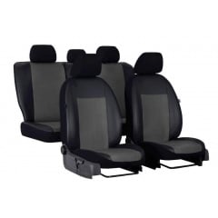 Авточехлы комбинированые CITROEN Berlingo 2003-2010 POK-TER Unico Premium с серой вставкой Бородянка