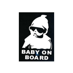 Наклейка в авто Baby on board 2 3M FGVBN Чернігів