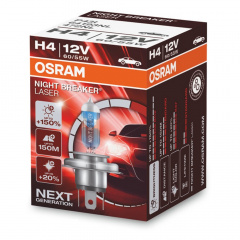 Автолампа Osram H4 64193NL Night Breaker LASER NG +150% 60/55W 12V P43T 1шт Новониколаевка
