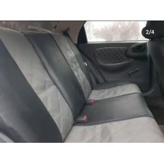 Авточехлы из эко кожи GEELY FC 2006-2011 (2002-2011) POK-TER ELIT Premium с серой вставкой Київ