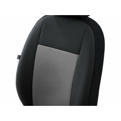 Авточехлы из эко кожи PEUGEOT 207 2007-2012 SW Kombi POK-TER Road с серой вставкой Кам'янка-Дніпровська