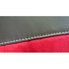 Авточехлы из эко кожи GEELY CK 2006-2010 (2002-2011) POK-TER GT line с красной вставкой Токмак