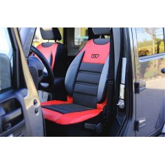 Авточехлы накидки для GEELY MK 2006-2014 (2002-2011) POK-TER GT красные (на передние сиденья) Хмельницький