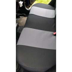 Авточехлы BMW 3-seria 1999-2005 E46 POK-TER Classic Plus с серой вставкой Коломия