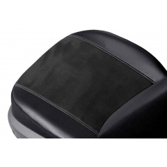 Чехлы на авто для DAEWOO EVANDA 2000-2006 POK-TER эко кожа с алькантарой Exclusive черные Александрия