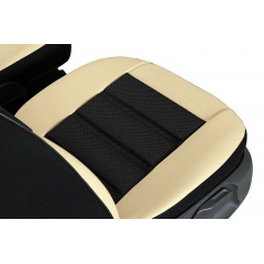 Авточехлы накидки для SEAT LEON 2012-2020 POK-TER GT бежевые на передние сиденья Олександрія