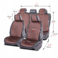 Накидки-чехлы на сиденье для TOYOTA 4RUNNER 2003-2009 AUAU Polosso Коричневый (42791943) Мукачево