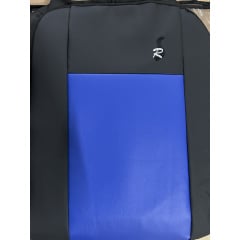 Авточехлы из эко кожи GEELY Emgrand EV300 2016- (2002-2011) POK-TER Road с синей вставкой Київ