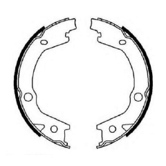 Тормозные колодки Bosch задние HYUNDAI Tucson (JM) 04-10 0986487738 Надворная