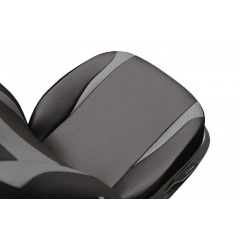 Авточехлы из эко кожи HONDA City 2009-2014 POK-TER Design Leather с серой вставкой Братское