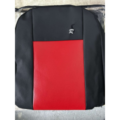 Авточехлы из эко кожи GEELY CK 2 2011-2016 (2002-2011) POK-TER Road с красной вставкой Тернополь