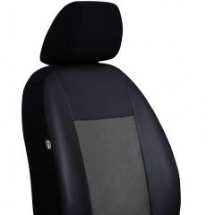 Авто чехлы комбинированые FORD Fiesta 2002-2008 POK-TER Unico Premium с серой вставкой Кам'янка-Дніпровська
