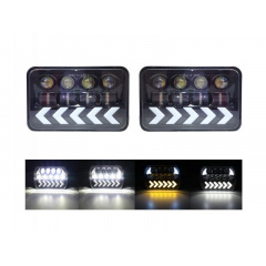 Комплект светодиодных фар AllLight JR-5-40W ближний/дальний с DRL и поворотником (2 шт) Київ