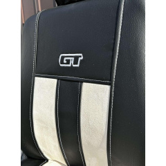 Авто чехлы комбинированые PEUGEOT 207 2007-2012 SW Kombi POK-TER GT line с бежевой вставкой Братське