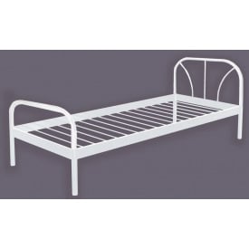 Односпальне ліжко Релакс металеве 90х200 см білого кольору