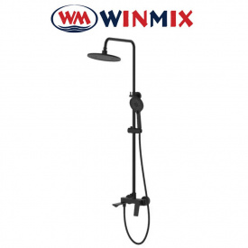Душова колона із змішувачем Winmix Premium DERBY 009-J BLACK, Польща
