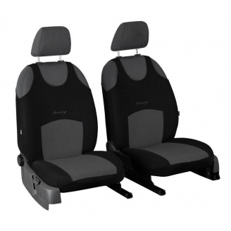 Майки чехлы на передние сиденья GEELY CK 2 2007-2011 (2002-2011) POK-TER Tuning Classic с серой вставкой