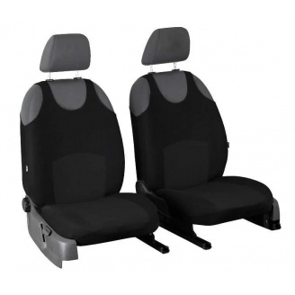 Майки-чехлы на передние сиденья CHERY E5 2011-2016 POK-TER Tuning Classic черные (r415984)