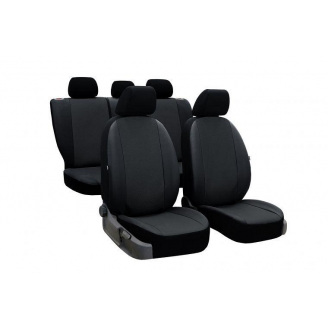 Авточехлы из эко кожи Suzuki Ignis (2001-2008) POK-TER PERLINE с черной вставкой