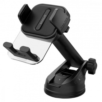Автодержатель Proove Crystal Clamp Suction Type Car Mount black