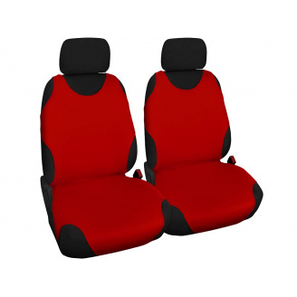 Автомайки на передние сиденья POK-TER CHERY A13 2008- ATRA красные (r416542)