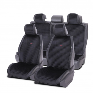 Накидки-чехлы на сиденье для MAZDA 3 2003-2009 AUAU Polosso Черный (42789206)