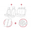 Авточехлы на сиденье для GEELY CK 2 2007-2011 (2002-2011) POK-TER Craft Line с серой вставкой Гуляйполе