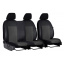 Авточехлы комбинированные CITROEN Jumper 2001-2006 POK-TER Unico 1+2 с серой вставкой Доманівка